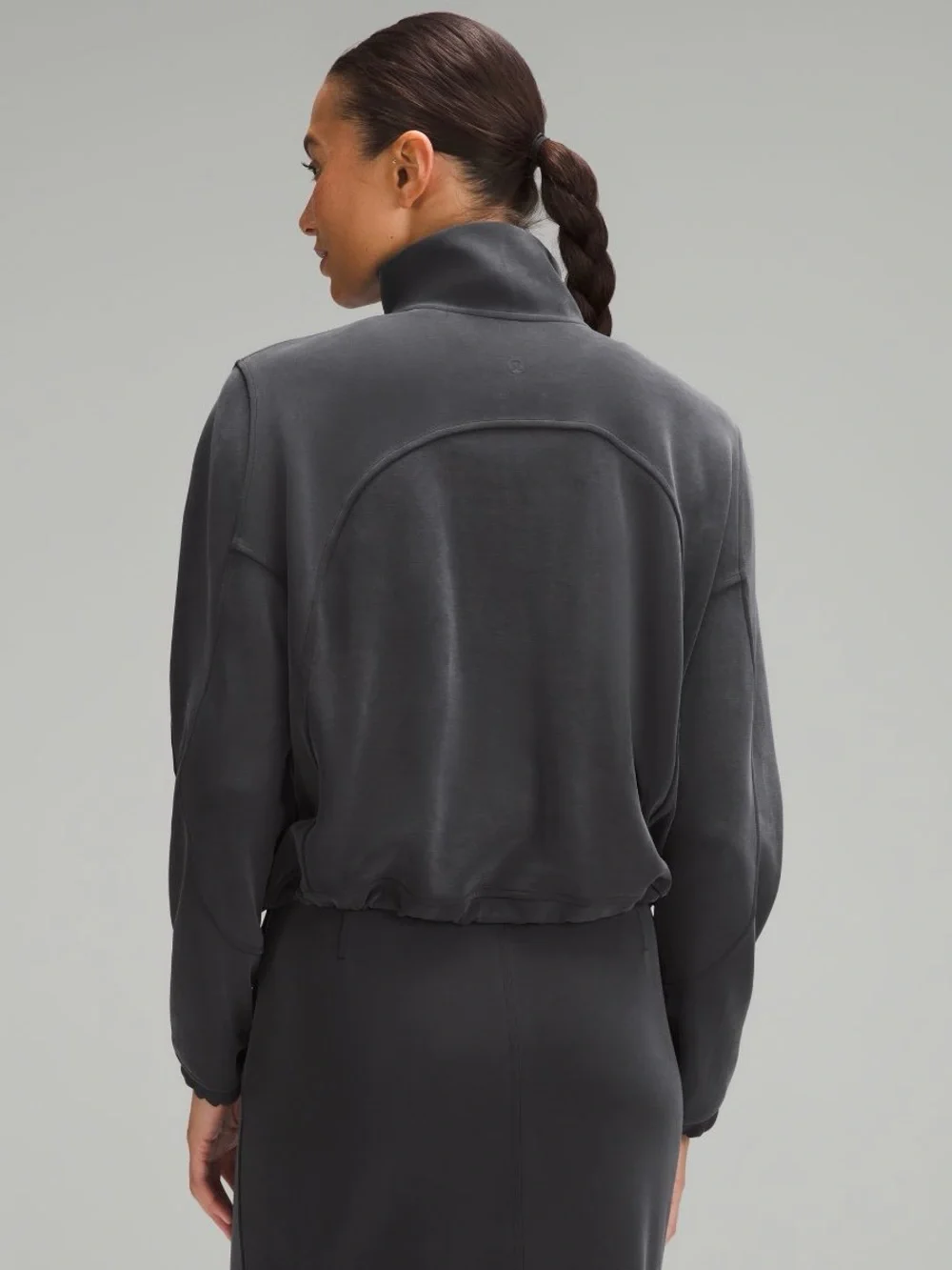 lululemon athletic Half zip Charcoal Jacket.